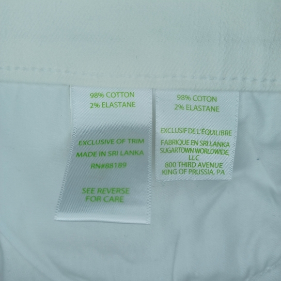 Lilly Pulitzer White Jeans with Fringe Hem - Picture 12 of 13